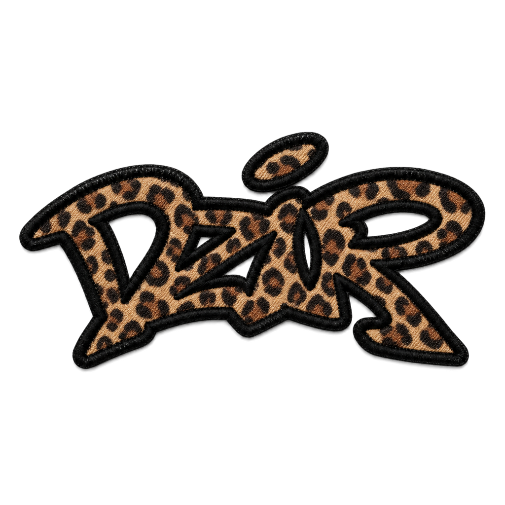 Desire Velcro Logo Patch — Cheetah — front