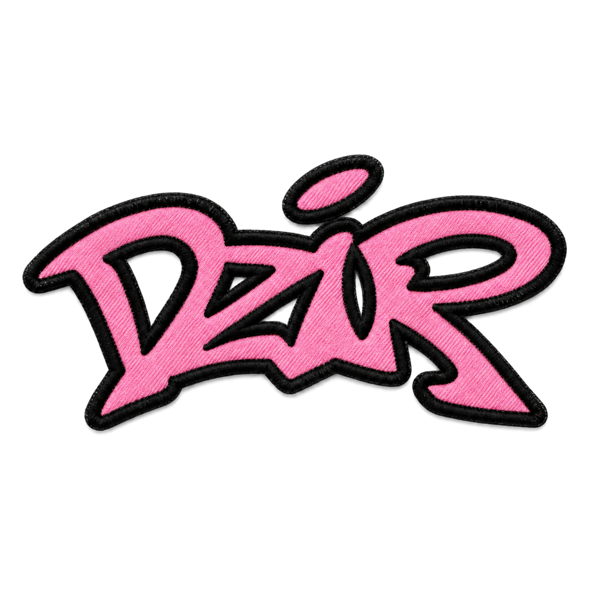 Desire Velcro Logo Patch — Pink — front