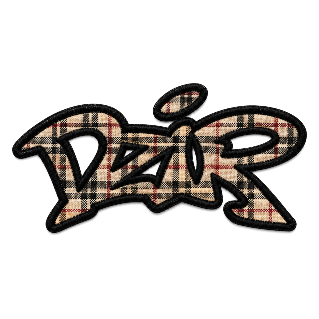 Desire Velcro Logo Patch — Plaid — front