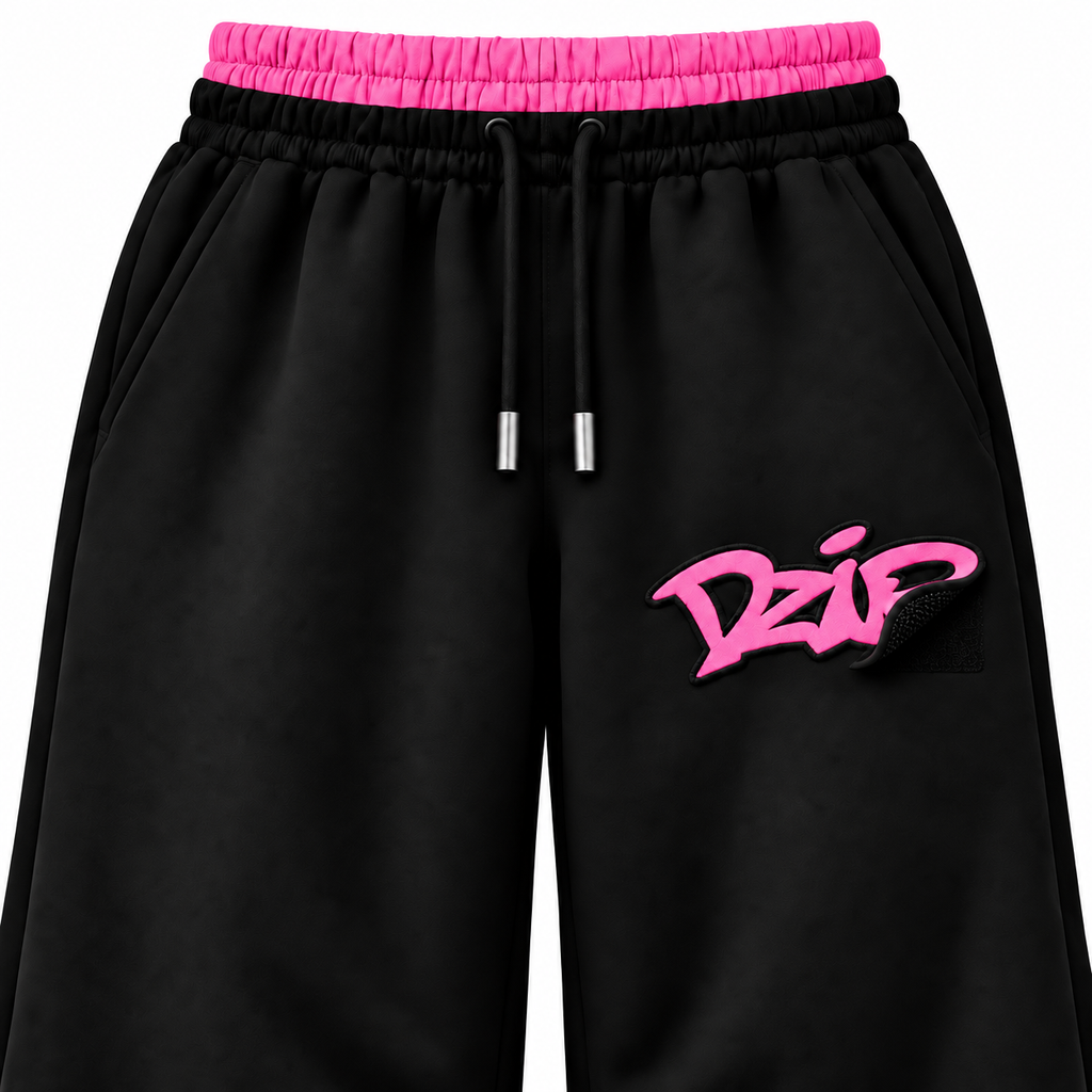 Desire Sweatpants — Pink — close-up