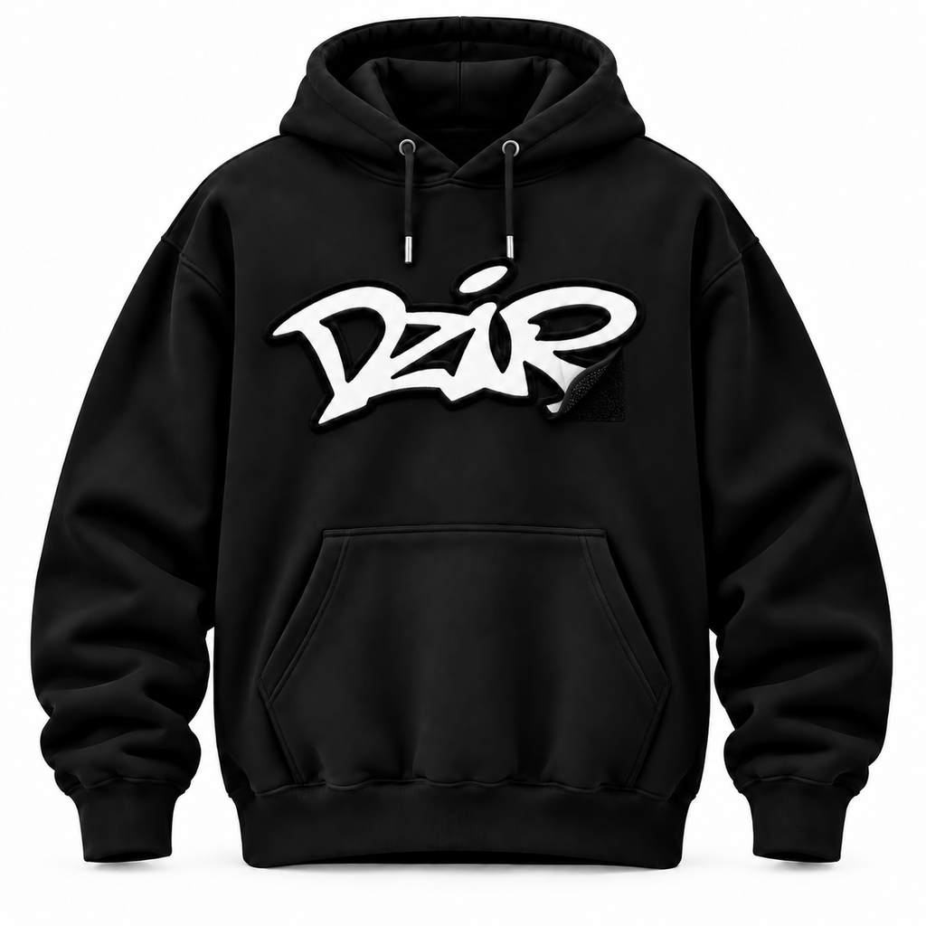 Desire Hoodie — White — close-up