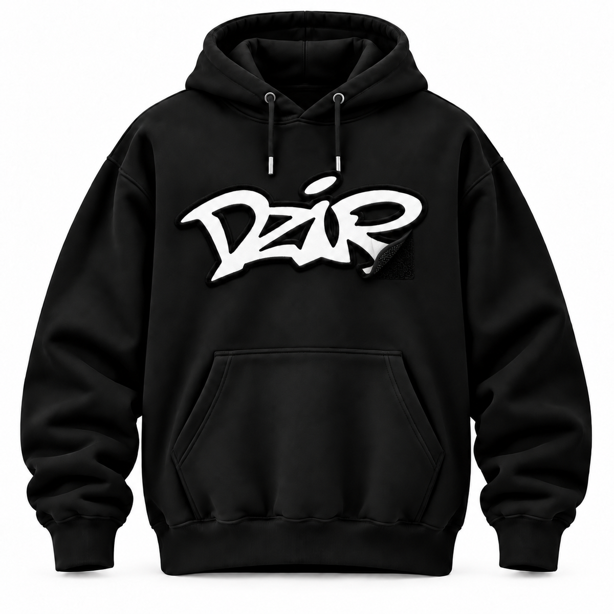 Desire Hoodie — White — close-up