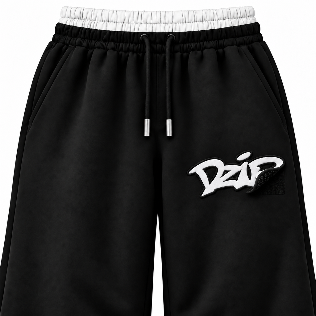 Desire Sweatpants — White — close-up